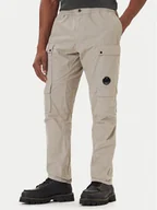 Spodnie męskie - C.P. Company Spodnie materiałowe 19CMPA173A110324G Szary Regular Fit - miniaturka - grafika 1