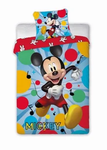 Pościel dziecięca Myszka Mickey 140x200 Miki mouse - Pościel dla dzieci - miniaturka - grafika 1