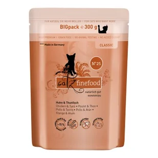 Catz finefood mokra karma dla kota Classic Adult Nr 25 Kurczak i tuńczyk 12x300 g - Mokra karma dla kotów Catz finefood mokra karma dla kota Classic Adult Nr 25 Kurczak i tuńczyk 12x300 g - Mokra karma dla kotów - miniaturka - grafika 1