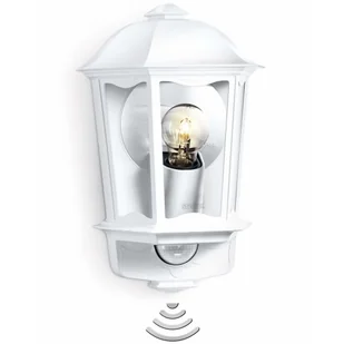Steinel Lampa ścienna z czujnikiem L 190 biała - Lampy ogrodowe - miniaturka - grafika 5