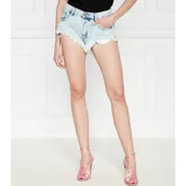 Spodenki damskie - One Teaspoon Jeansowe szorty DEPECHE | Relaxed fit - miniaturka - grafika 1