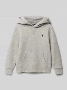 Bluza z kapturem z wyhaftowanym logo - Swetry dla chłopców - miniaturka - grafika 1