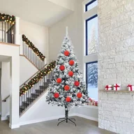 Bombki - vidaXL Zestaw Bombek Choinkowych 4 pcs Czerwony - miniaturka - grafika 1