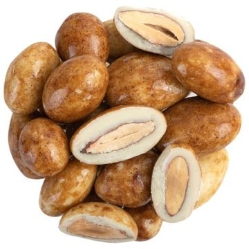 Migdały w białej czekoladzie o smaku tiramisu 250 g migdały w polewie