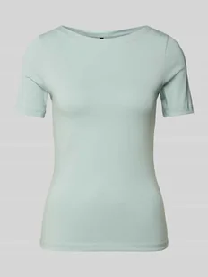 T-shirt o kroju shaped fit z mieszanki bawełny model ‘PANDA’ - Koszulki i topy damskie - miniaturka - grafika 1