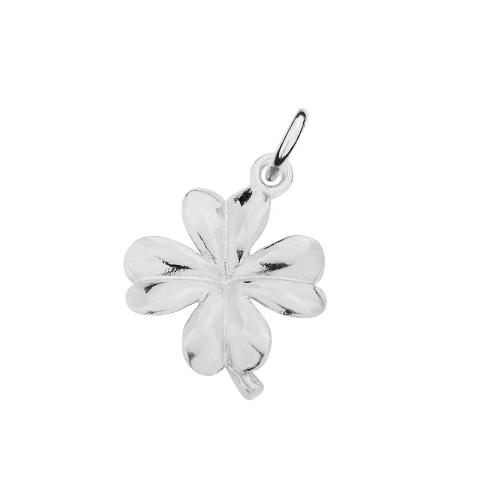 MYNESS Zawieszka charms wisiorek koniczyna czterolistna