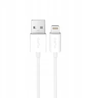 Kable USB - Kabel Puro TPE 12W USB-A - Lightning 3m - biały - miniaturka - grafika 1