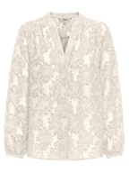 Bluzki damskie - ONLY Bluzka Korsa 15360837 Beżowy Oversize - miniaturka - grafika 1