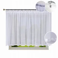 Firany - FIRANA GOTOWA WOAL 400x180 FIRANY FIRANKA BIAŁA - miniaturka - grafika 1