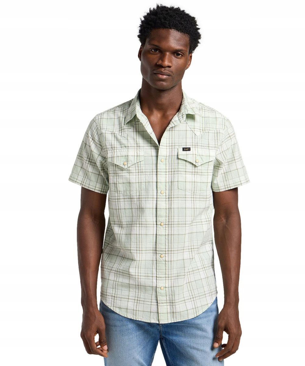Koszula Lee SS WESTERN SHIRT 112364120 Mercantile Sage Ombre L