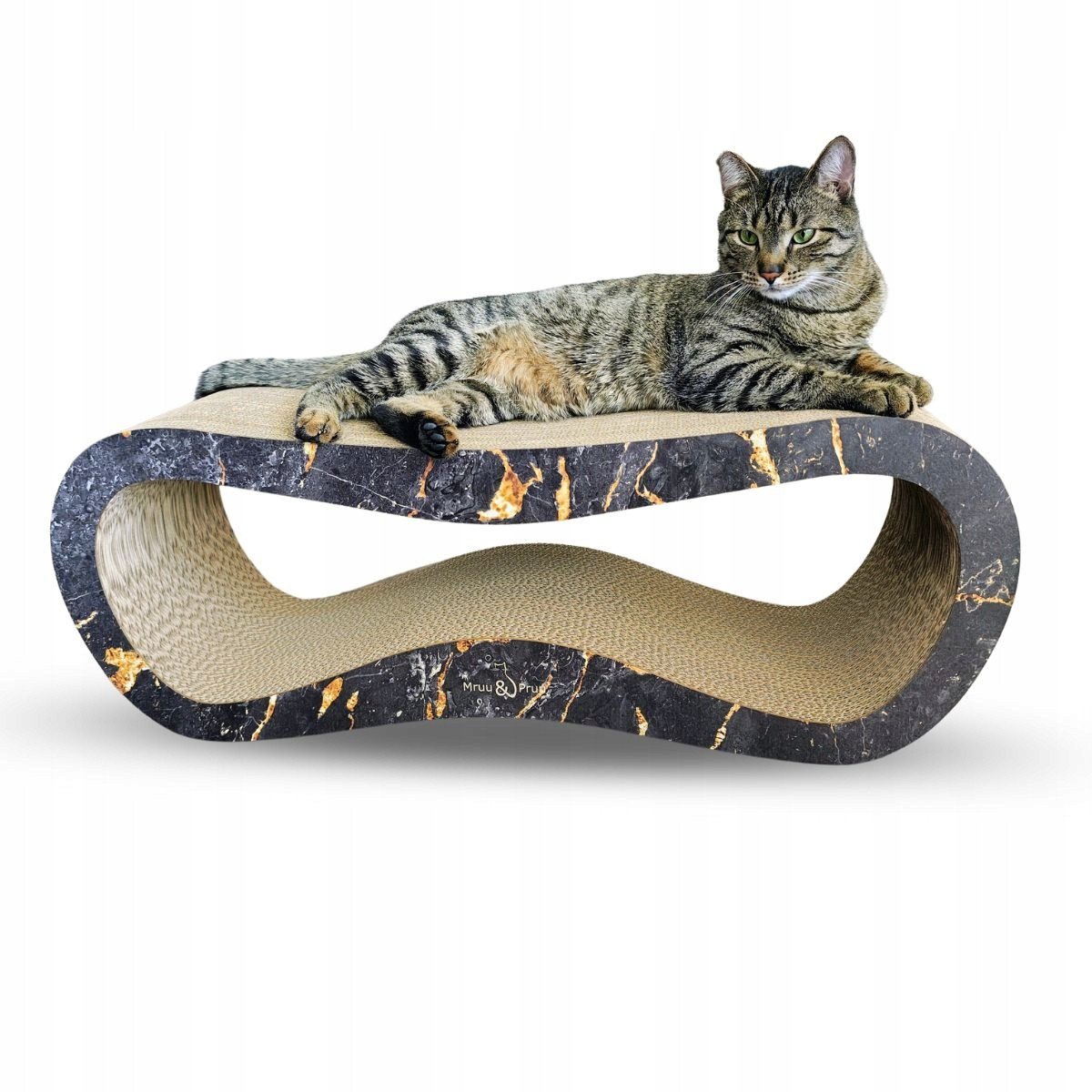 Drapak dla kota Czarny Marmur Mruu&Pruu Drapak Leon Mega