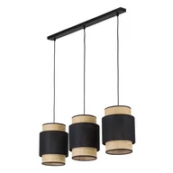 Lampy sufitowe - Nowoczesna lampa nad stół w jadalni boho TK 5658 z serii BOHO NEW BLACK - miniaturka - grafika 1