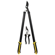 Nożyce i sekatory - Zestaw dwóch sekatorów Deli Tools EDL580002, (czarny) - miniaturka - grafika 1