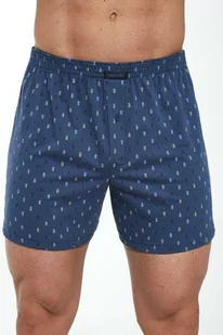 Bokserki męskie o luźnym kroju w drobne ananasy 3XL-5XL Comfort 002/262 - Majtki męskie - miniaturka - grafika 1