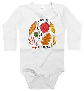 Body dziecięce Z Napisem Dzień Spadającego Liścia Różnobarwne Liście 86/92 - Body dla niemowląt Body dziecięce Z Napisem Dzień Spadającego Liścia Różnobarwne Liście 86/92 - Body dla niemowląt - miniaturka - grafika 1