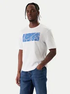 Koszulki męskie - HUGO T-Shirt Nierofix 50554369 Biały Regular Fit - miniaturka - grafika 1