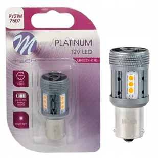 Żarówka Py21w Led Pomarańczowa 7507 Canbus Retrofit Chłodzona 12/24v Amber - Żarówki samochodowe - miniaturka - grafika 1