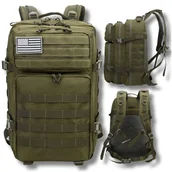 Plecaki szkolne i tornistry - Plecak do szkoły szkolny dla dzieci wojskowy taktyczny militarny 45L - miniaturka - grafika 1