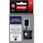 Zestawy do napełniania tuszy i tonerów - ActiveJet Automatic Refill System HP 300 / 301 / 901 Bk 3x6ml ARS-300B - miniaturka - grafika 1
