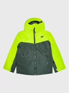4F Kurtka narciarska HJZ22-JKUMN001 Zielony Regular Fit - Kurtki narciarskie - miniaturka - grafika 1