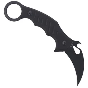 Nóż FOX Karambit Fixed G10 Black, Black Idroglider (FX-598) - Noże - miniaturka - grafika 3