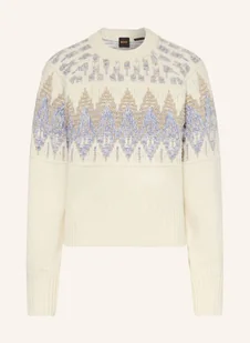 Boss Sweter Farombo beige - Swetry damskie Boss Sweter Farombo beige - Swetry damskie - miniaturka - grafika 1