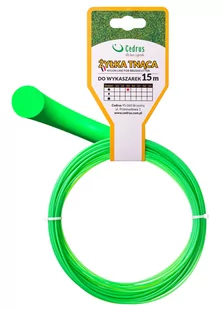 Żyłka tnąca 2.0/15m k okrągła zielona DBPLCEDCN01/03RVY - OFICJALNY DYSTRYBUTOR - AUTORYZOWANY DEALER CEDRUS - Akcesoria do kos i kosiarek - miniaturka - grafika 2