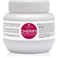 Maseczki do twarzy - Kallos Cherry Conditioning Mask With Cherry Seed Oil, kondycjonująca maska z olejem z pestek czereśni do włosów zużytych, 275 ml - miniaturka - grafika 1