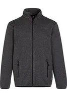 Kurtki męskie - Whistler Męska kurtka polarowa Sampton M Melange z szybkoschnących materiałów 1011 Dark Grey Melange, 2XL - miniaturka - grafika 1