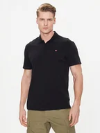 Koszulki męskie - Napapijri Polo Ealis NP0A4H8B Czarny Regular Fit - miniaturka - grafika 1