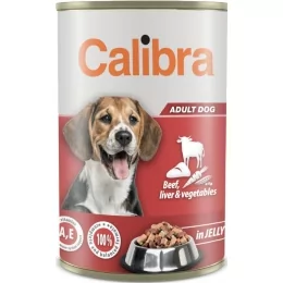 CALIBRA DOG ADULT BEEF, LIVER & VEGETABLES 1240 g - Mokra karma dla psów - miniaturka - grafika 1