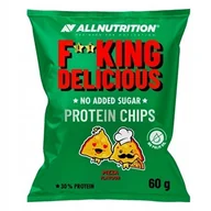 Chipsy - Allnutrition Fitking Delicious Protein Chips 60G Pizza Chipsy Proteinowe - miniaturka - grafika 1