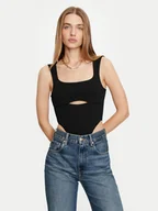 Body - ViCOLO Body TS0377 Czarny Slim Fit - miniaturka - grafika 1