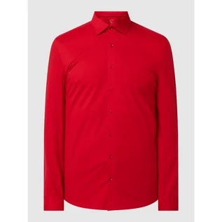 Koszule męskie - Koszula biznesowa o kroju super slim fit z dżerseju - OLYMP No. Six - grafika 1