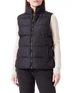 Kamizelki damskie - Blue Seven Damska kamizelka pikowana, czarna, 38 - miniaturka - grafika 1