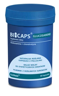 ForMeds BICAPS GLUCOSAMINE+ CHONDROITYNA 60 KAP - Suplementy naturalne - miniaturka - grafika 1