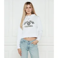 Bluzy damskie - Guess Jeans Bluza Cropped Fit - miniaturka - grafika 1