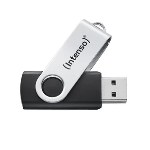 Intenso USB 128GB OFFICE LINE 3.2 Gen1 Silver-Black pamięć USB USB Typu-A 3.2 Gen 1 (3.1 Gen 1) Czarny, Srebrny - Pendrive - miniaturka - grafika 1