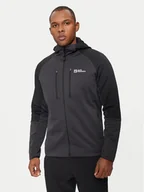 Odzież trekkingowa męska - Jack Wolfskin Bluza techniczna Alpgrat Xt A62062 Szary Regular Fit - miniaturka - grafika 1