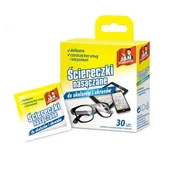 Ściereczki, gąbki, czyściki - Jan Niezbędny ściereczki NASĄCZANE DO OKULARÓW 30 SZTUK (8571021508) - miniaturka - grafika 1