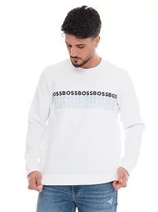 BOSS Bluza męska Salbo 1, White100, XL, White100, XL - Bluzy męskie - miniaturka - grafika 1