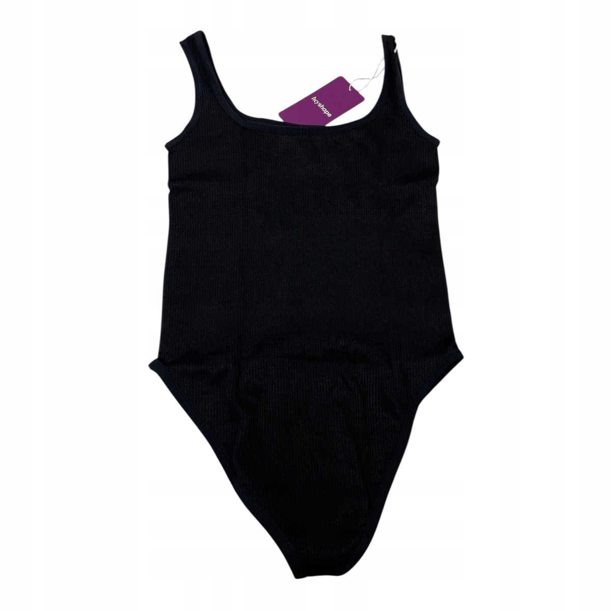 Body damskie Heyshape modelujące z prążkowanego materiału L