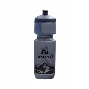Bidon rowerowy na wodę NEXELO 750 ml szary transparentny do roweru - Shakery i bidony sportowe - miniaturka - grafika 1