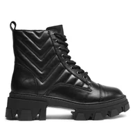 Botki damskie - Trapery Aldo Montrose 13672201 Czarny - miniaturka - grafika 1