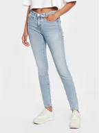 Spodnie damskie - Calvin Klein Jeans Jeansy J20J220246 Niebieski Skinny Fit - miniaturka - grafika 1