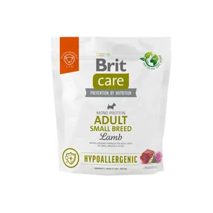 BRIT CARE Dog Hypoallergenic Adult Small Breed Lamb 1kg - Sucha karma dla psów - miniaturka - grafika 1