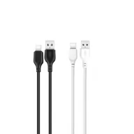 Kable USB - XO Kabel NB103 USB - USB-C 1,0 m 2,1A czarny 30szt / biały 20szt zestaw - miniaturka - grafika 1