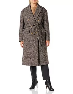 Pinko Camille Cappotto RESC Płaszcz, TMB_Testa DI MoroBeżowy, 46N Kobiety - Płaszcze damskie - miniaturka - grafika 1