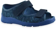 Buty dla chłopców - Kapcie chłopięce do szkoły otwarte palce Befado 969Y174 Max - miniaturka - grafika 1