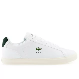 Buty sportowe męskie - Buty Lacoste L-Spin Deluxe 744CMA0024-1R5 - białe - grafika 1